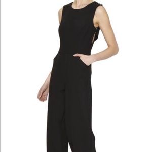 Nicole Miller Artelier Black Crossback Jumpsuit